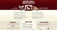 Desktop Screenshot of mmdogboarding.com